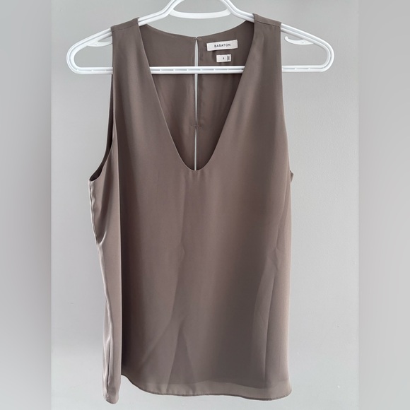 Babaton Tops - Babaton Sleeveless Taupe top/cami